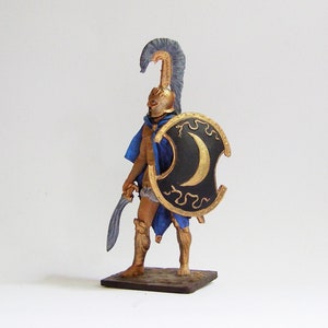 Toy Soldiers Action Figurines Greek Hoplite 5th Century BC 54 mm Figure 1/32 Scale Tin Soldiers Miniatures Statuettes Figures Toys Sculpture