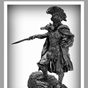 Spielzeug Soldaten Prätorianer Krieger Römisches Reich 1. Jahrhundert BC 75 mm Figur Zinn Metall Miniatur Aktion Figuren Zinn Soldaten Skulpturen Spielzeug