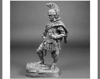 2nd Punic War Carthage heavy-armed Infantryman 3-2 century BC Tin toy 54mm 