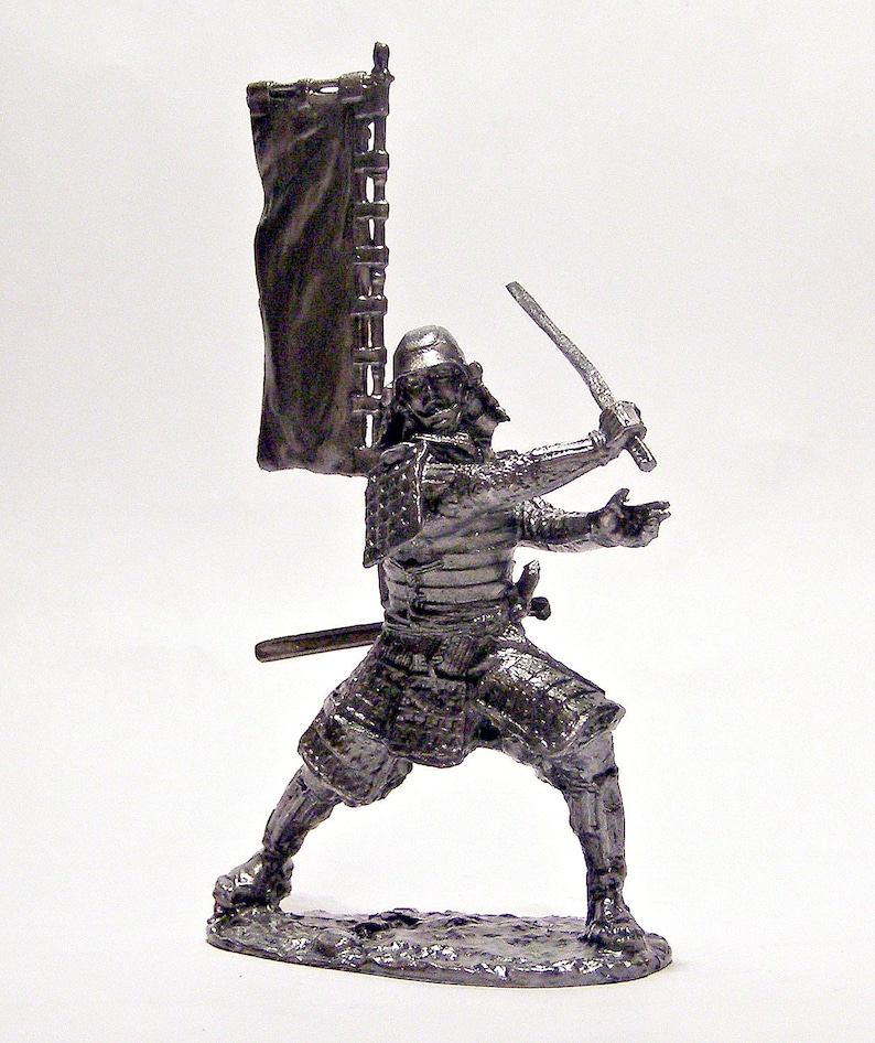 Toy Soldiers Action Figurines Japanese Samurai 16 Century 54 Mm Figures