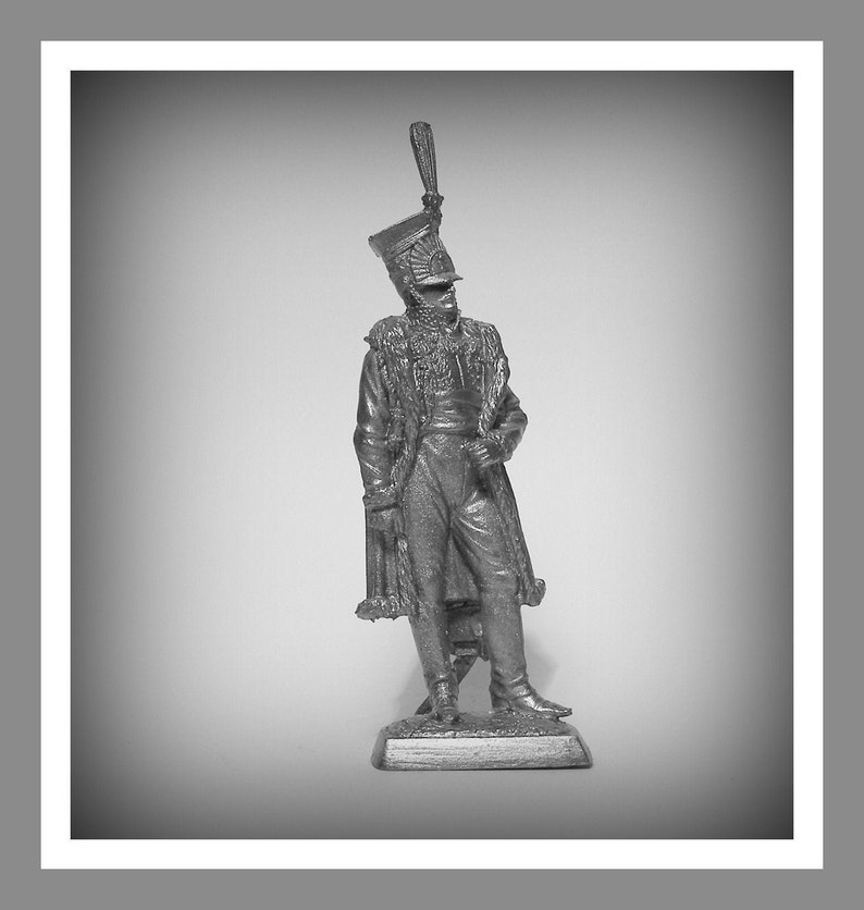 Figurine Militaire N°51 – Officier Du 22e Chasseur Ou 18e Régiment D'infanterie – Occasion, Fabriqué En France
