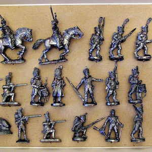 Jeu de figurine Hussards britanniques napoléoniens