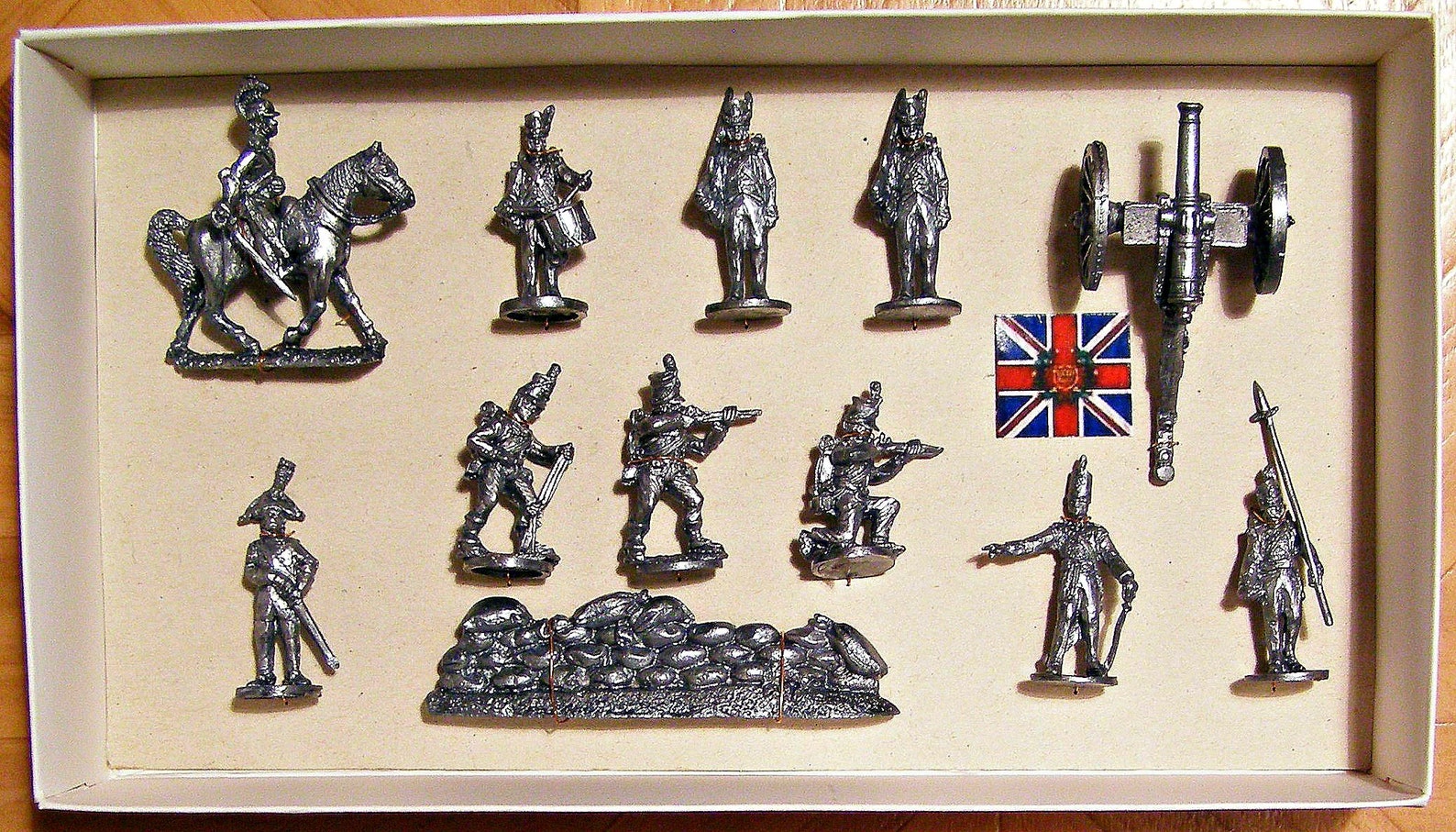 Toy Soldiers Action Figurines British Army 1815 30 Mm Figures Tin