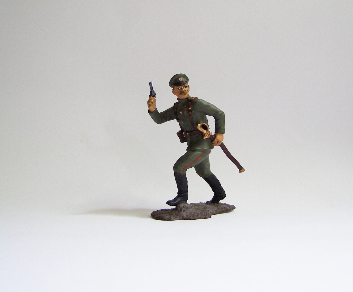 Toy Soldiers Action Figurines Russian Officer WWII Mm Figures 1/32