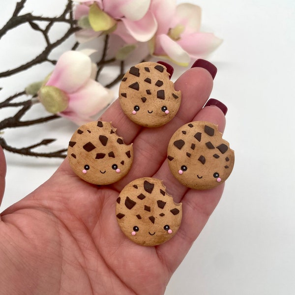 Magnet Cookies Croquer - kawaii aimant, Fait main artisanal et français - Magnet en argile polymère, bureau et réfrigérateur