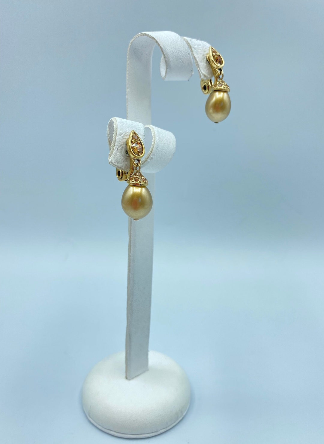 Pearl Earrings, Clip on Earring, Pearl Drop Earrings Etsy