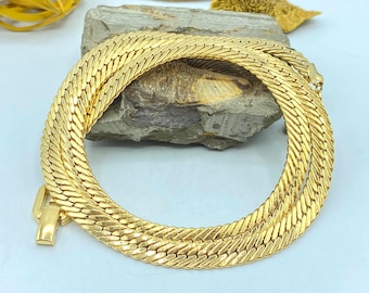 Vintage Givenchy Logo Gold Tone Statement Long Necklace - 23