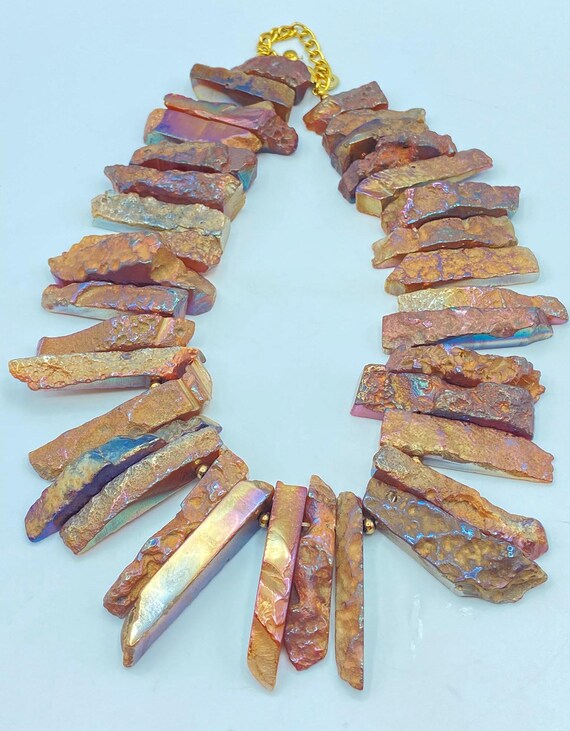 Vintage Kenneth Jay Lane Necklace: 15 Inches, Chu… - image 3
