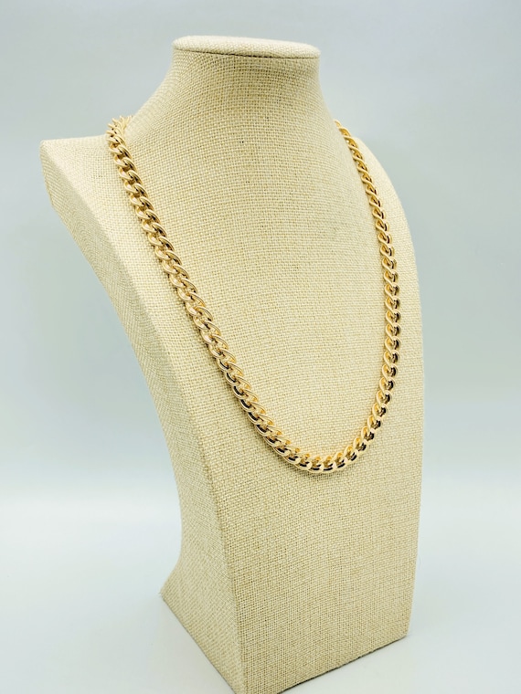 Chunky Napier Chain Necklace, Vintage Napier Chain