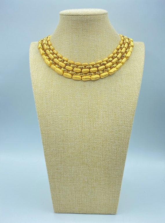 Napier Gold Chain Choker, Napier Jewelry, Statement N… Gem