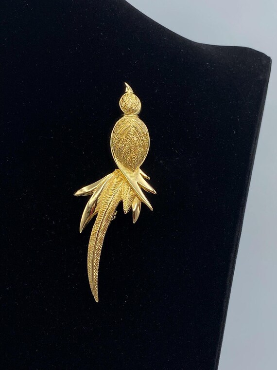 Vintage Christian Dior Bird Brooch, Dior Brooch, Dior