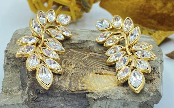 Kenneth Jay Lane Earrings: Rhinestone Earrings, K… - image 10