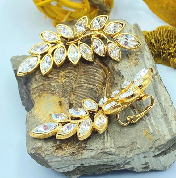 Kenneth Jay Lane Earrings: Rhinestone Earrings, K… - image 8