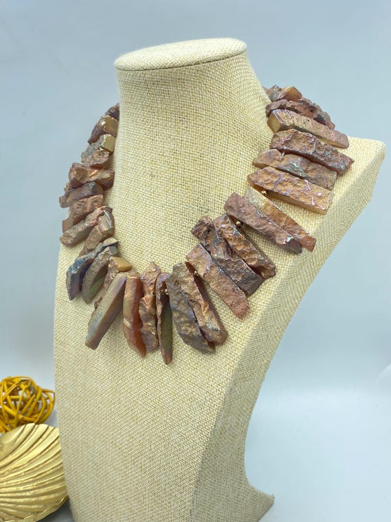 Vintage Kenneth Jay Lane Necklace: 15 Inches, Chu… - image 2