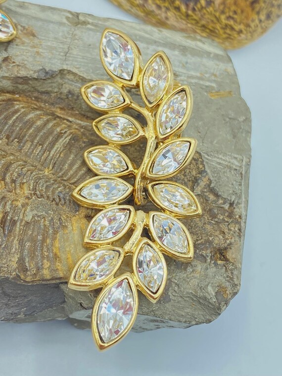 Kenneth Jay Lane Earrings: Rhinestone Earrings, K… - image 7