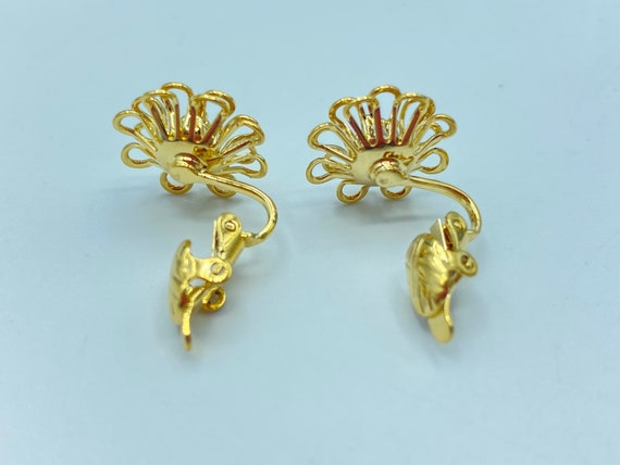 Vintage Trifari Earrings, 90s Trifari Earrings, T… - image 6