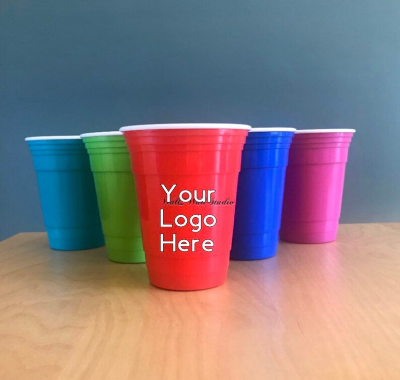Double Wall Solo Drink Cups. Assorted Colors. 16oz. Reusable. Etsy