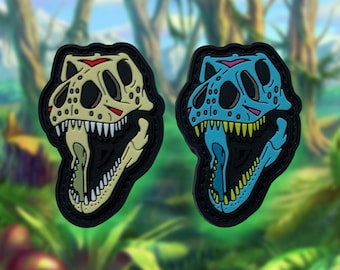 Tyrannovoorus Rex mini patch set