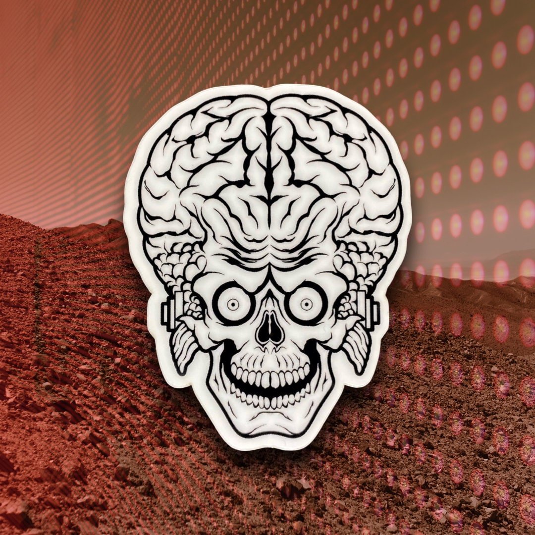 Ack Attack GLOW Sticker - Etsy