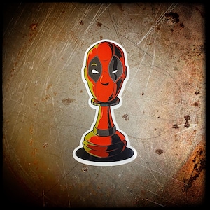 Deadpawn sticker