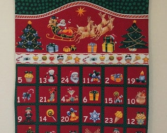 Handmade Quilted Christmas Advent Calendar