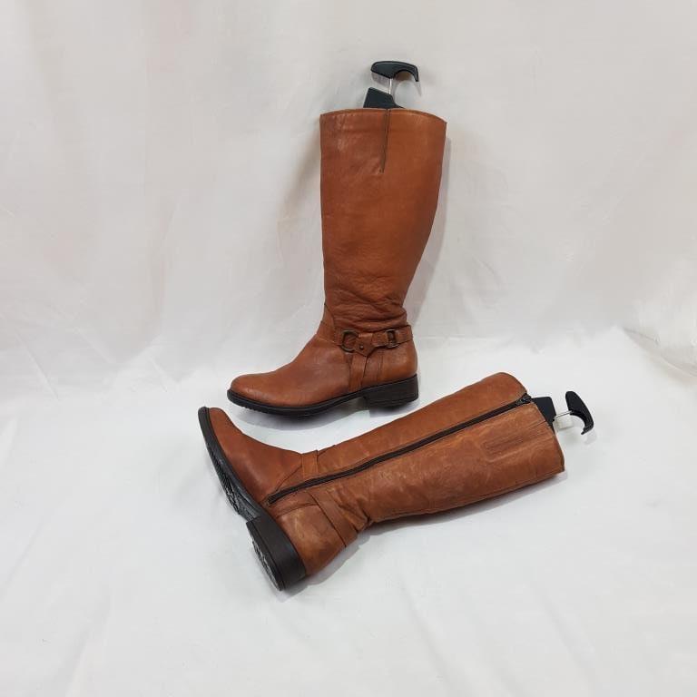 【NONCODE】micello buckle long boots micello buckle long boots - NONCODE | 60% - Asian Fashion