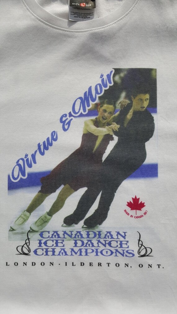 Vintage Canada shirt Winter sport shirt Figure ska
