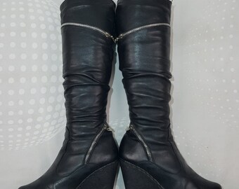 Knee High Platforms - Etsy