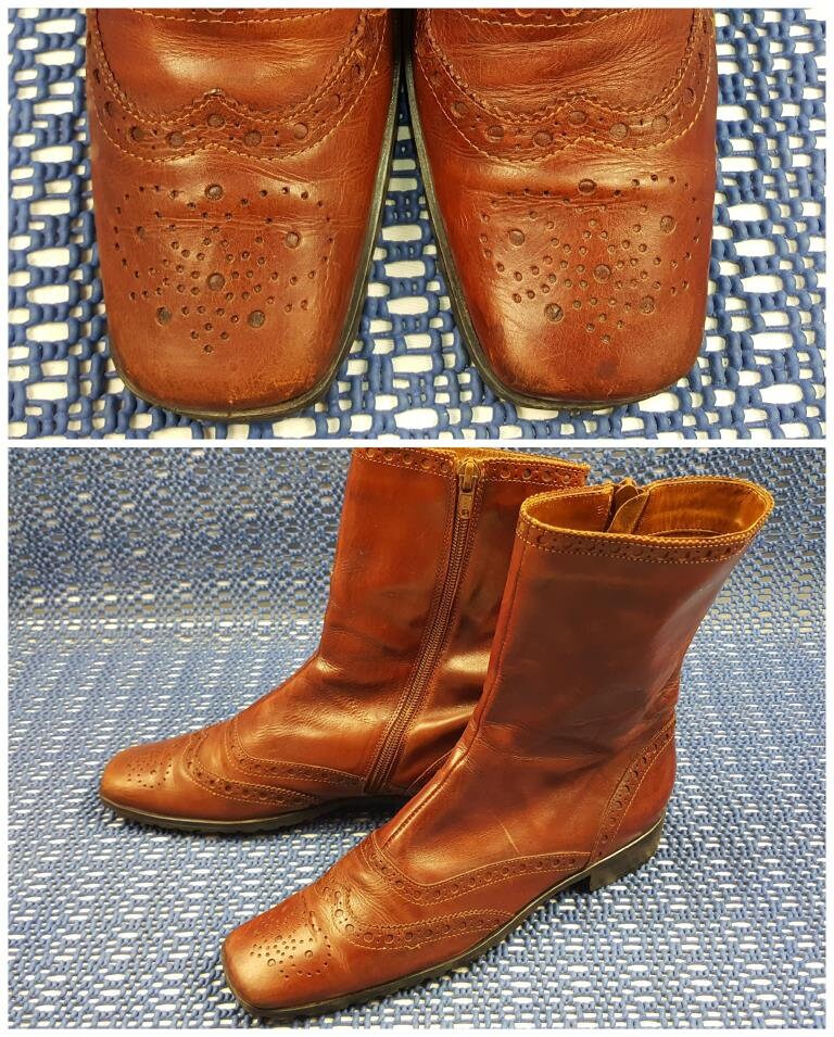 square toe boots 90s