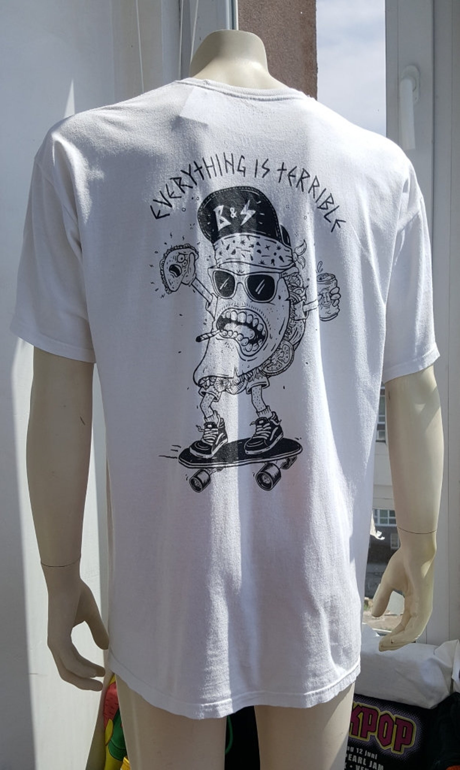 90s vintage art graphic tees Vintage style shirt Vintage Etsy