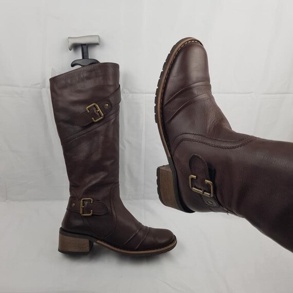 Mittelalterliche y2k ren faire stiefel damen, stiefel damen, 90er jahre  vintage stiefel mit schnalle und cm absatz, stiefel damen mit schnalle  und