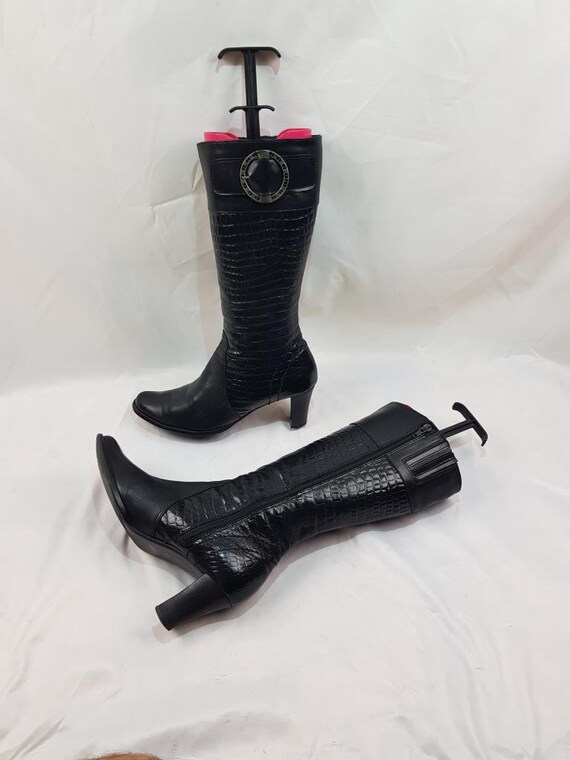 Black knee high boots size 9 hotsell