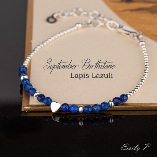 Blue Natural Lapis Lazuli Bracelet At ₹ 198/piece In Khambhat - Foto 11