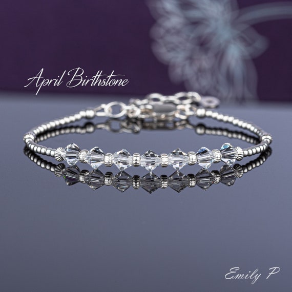 April birthstone bracelet discount