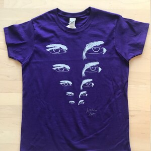 Eyes - Wms Purple  t-shirt