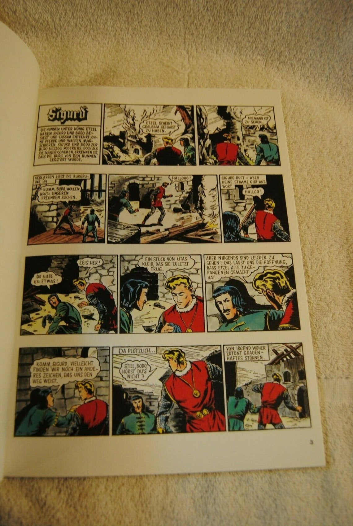 Sigurd 8 1988 Norbert HethkeVerlag Comic Buch Softcover Etsy