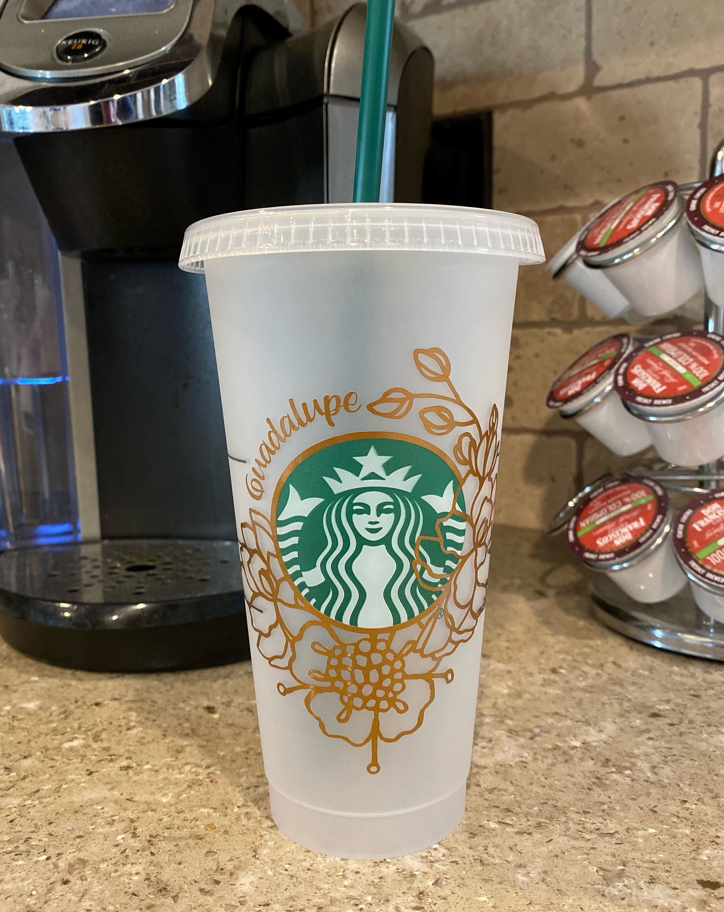 Custom Starbucks Cold Cups 24oz - Bride