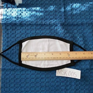 Face covering, Sublimation Face Mask Blank, Mask with adjustable ears, Mask with a pocket