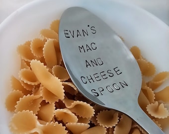 Personalized Mac and Cheese Spoon, Macaroni Spoon, Mac and Cheese Lover Gift