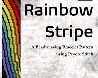 Rainbow Stripe Bracelet Pattern