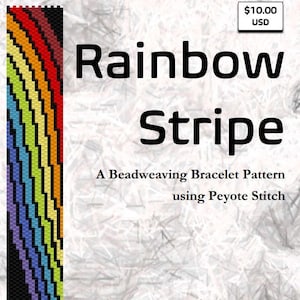 Regenbogen Streifen Armband Muster