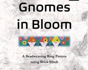 Gnomes In Bloom Beaded Ring