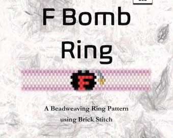 F Bomb Beaded Ring