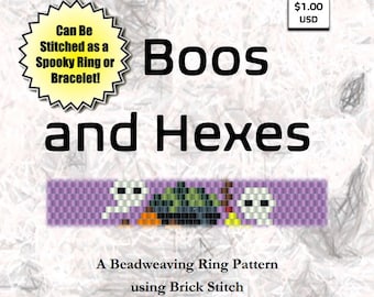 Boos and Hexes Ring Pattern