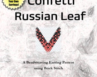 Confetti Russian Leaf Earrings