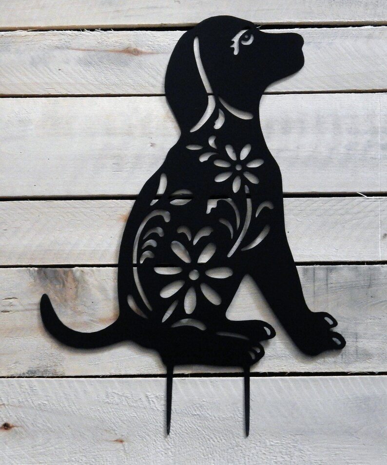 Outdoor Dog Outdoor Metal Art Garden Dog Metal Art Outdoor Etsy