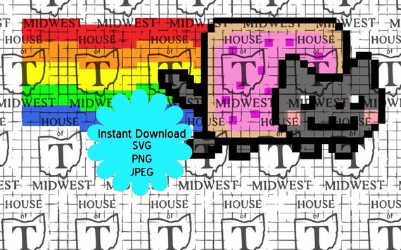 Download Nyan Cat Layered Svg Etsy PSD Mockup Templates