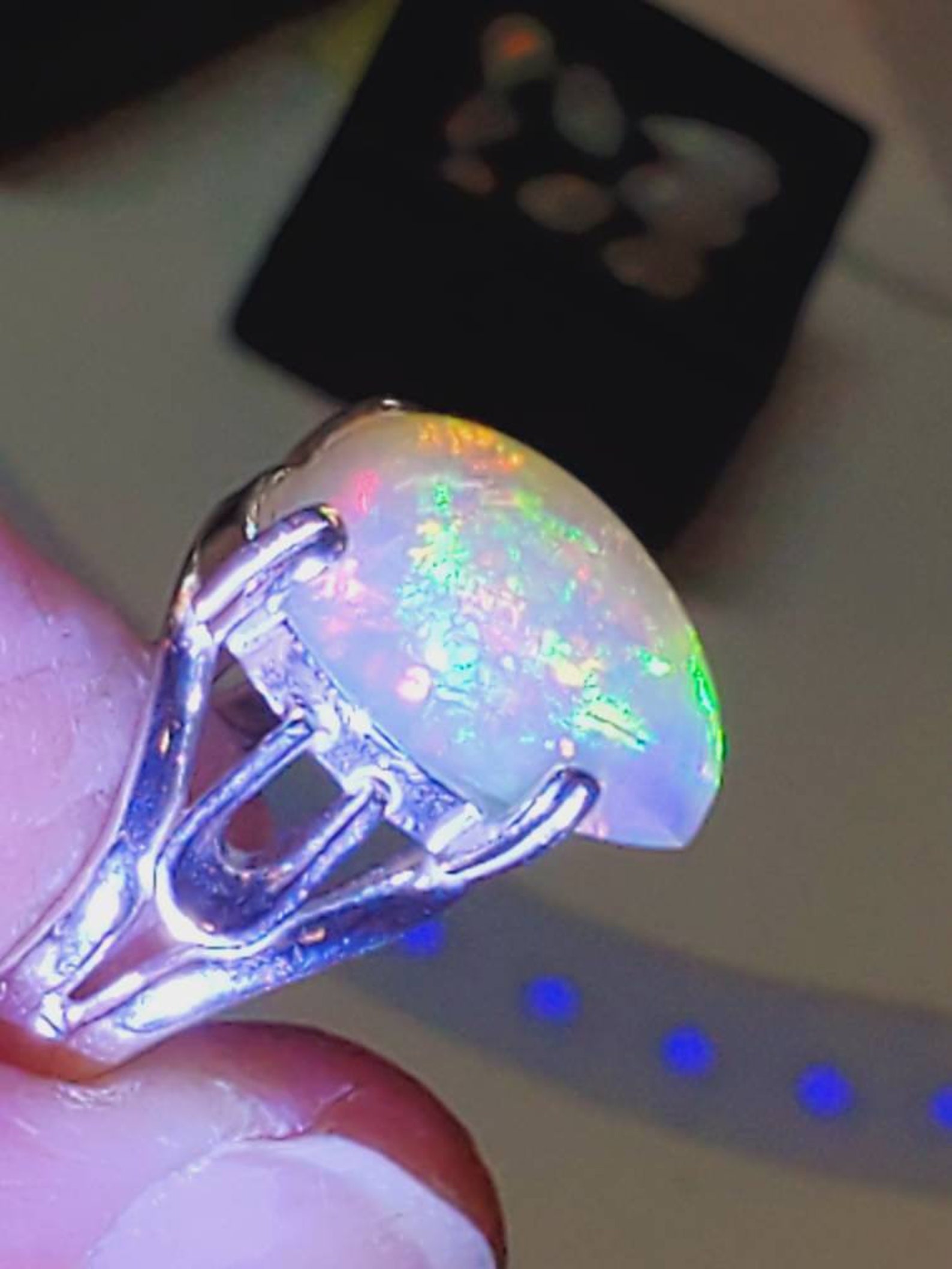 Opal Gift Opal Ringvalentines Day Gift Engagement Ring Etsy
