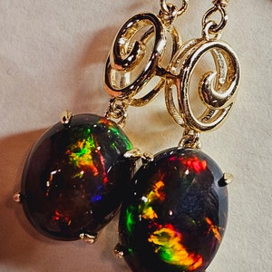 Earrings,  opal earrings, 14k gold earrings,  black opal,  opal,  opal jewelry, natural opal,  real opal,  genuine opal