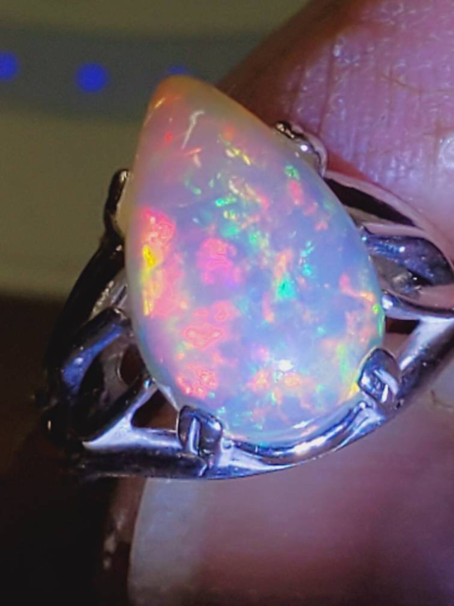 Opal Gift Opal Ringvalentines Day Gift Engagement Ring Etsy